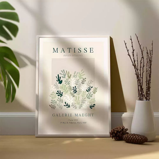 Poster Matisse Galerie Maeght Art042 21cm X 30cm White Frame PVC 18x24