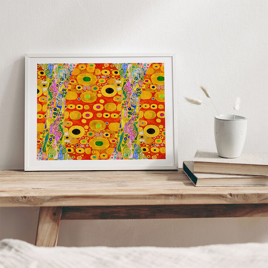 Poster Gustav Klimt Hope Details Art150 21cm X 30cm Λευκό Κάδρο Pvc 18x24