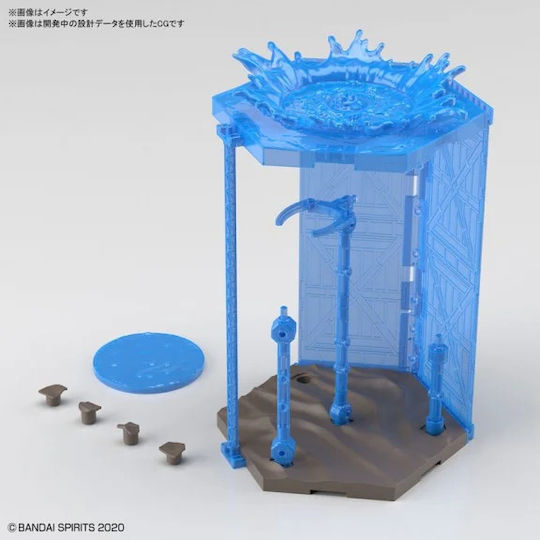 Gundam Customize Scene Base Water Field Model Kit Accessories