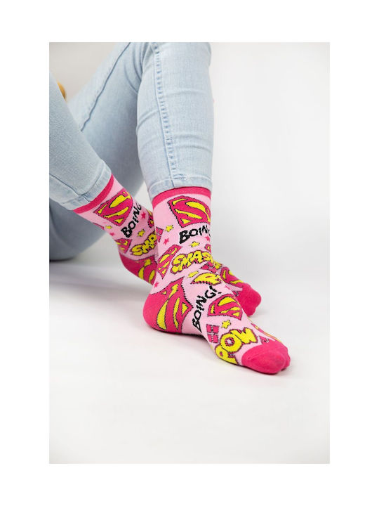Șosete Fashion pentru Femei Superman Bumbac Warner Bros 46063 Multicolor Șosete Fashion pentru Femei Superman Bumbac Warner Bros 46063 Multicolor