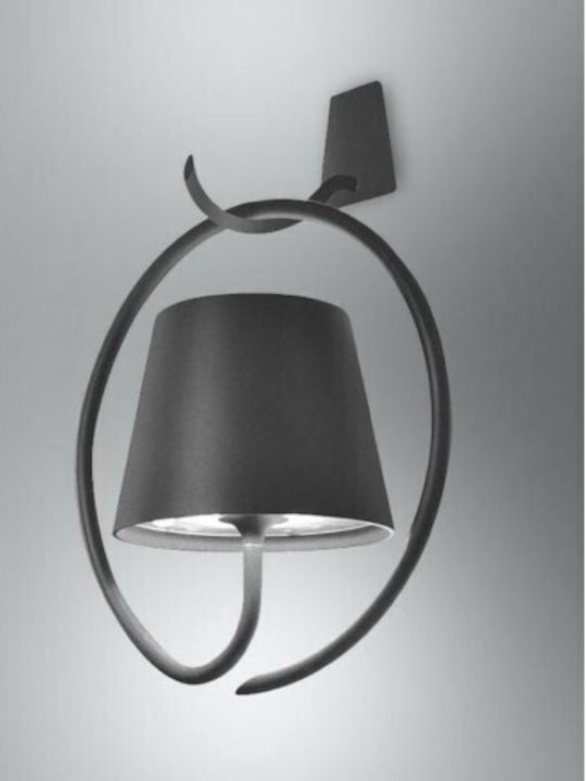 Zafferano Wall-Mounted Outdoor Hat Light LED IP54 2.2W 19.8x11εκ.
