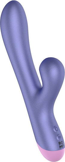 Romp Δονητής Rabbit με Απομακρυσμένο Έλεγχο with Pulsator 22cm Μωβ