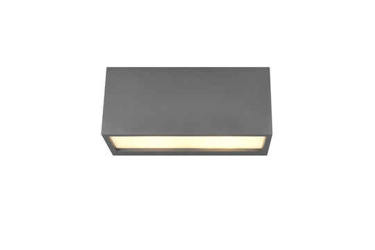 Trio Lighting Επιτοίχιο Εξωτερικό Φωτιστικό E14 IP44 25x10x11εκ.