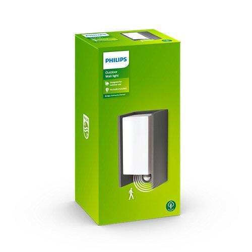 Philips Стенен Външен Плафон E27 IP44 21.2x11.8εκ.