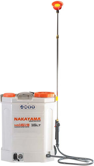 Nakayama Rückenspritze 12V mit Batterie 8Ah mit Kapazität 16Es