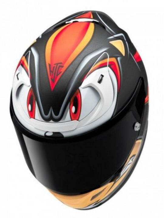 Rpha 12 Shadow The Hedgehog MC1SF Motorradhelm Volles Gesicht ECE 22.06 mit Pinlock