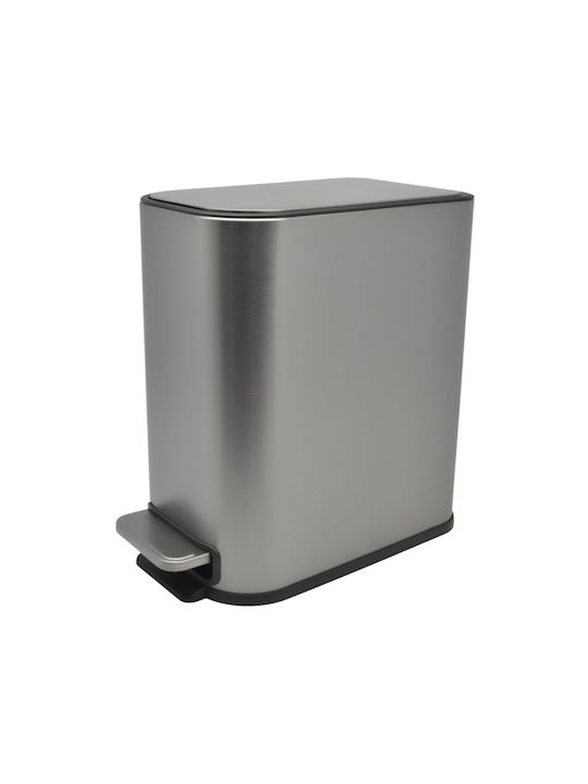 Ankor Inox Perie de toaletă Închidere lentă 5lt Argintiu