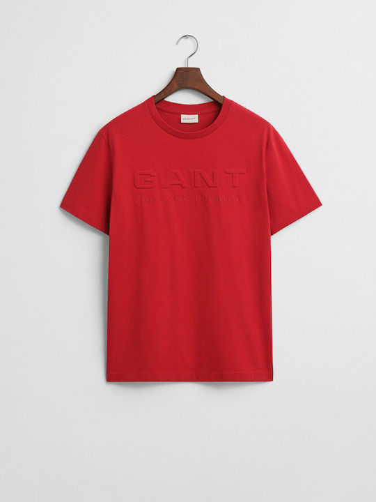 Gant T-shirt Red, Ruby Red