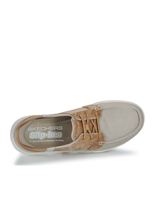 Γυναικεία Boat Shoes σε Μπεζ Χρώμα