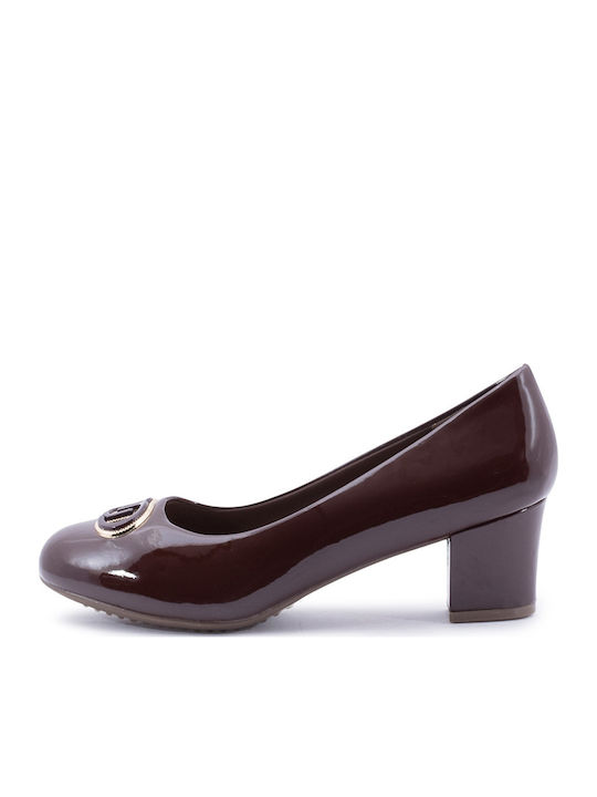 Burgundy Medium Heels