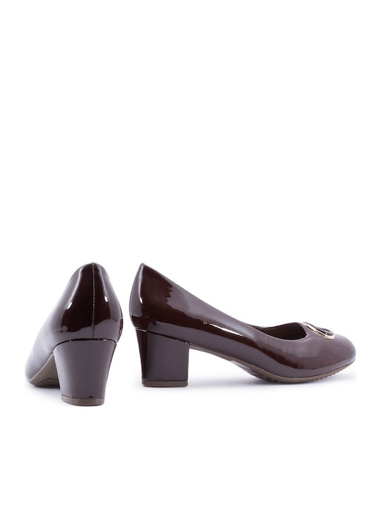 Burgundy Medium Heels