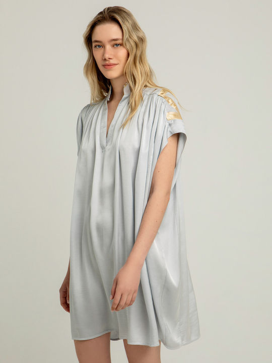 Greek Archaic Kori Dress All Day Gray