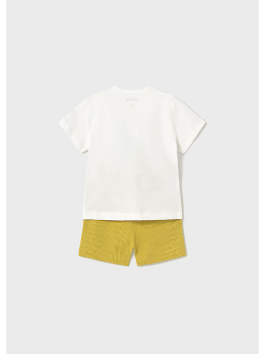 Kids' Set with Shorts Summer 2pcs Golden Jungle Set