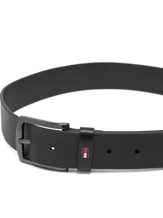 Tommy Hilfiger Denton 3.5 Ανδρική Ζώνη Δερμάτινη Μαύρη Tommy Hilfiger Denton 3.5 Ανδρική Ζώνη Δερμάτινη Μαύρη