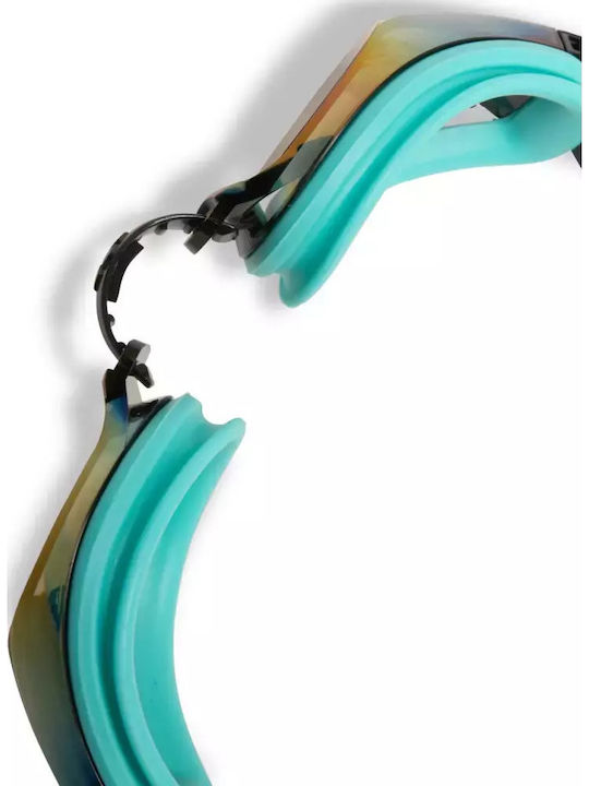 Arena Zoom X-fit Swimming Goggles Adults Turquoise/Water/Black