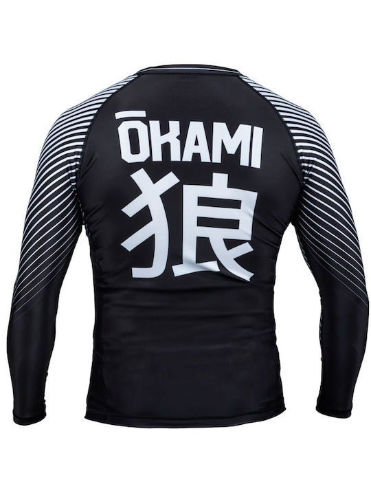 Okami Short Sleeve Shirt ORS135 for Jiu-Jitsu / MMA / Kickboxing Black