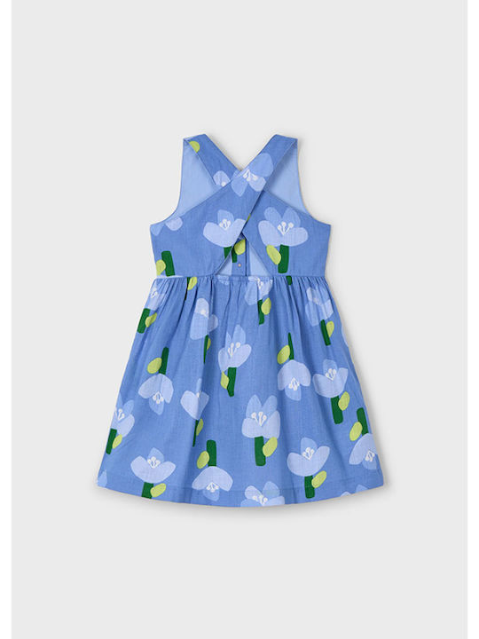 Kinderkleid Ärmellos Blue