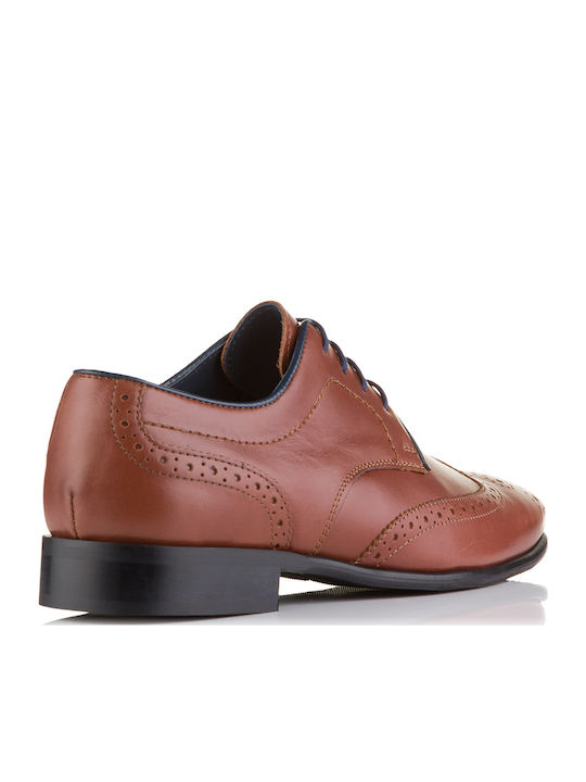 Leder Herren Oxfords Braun