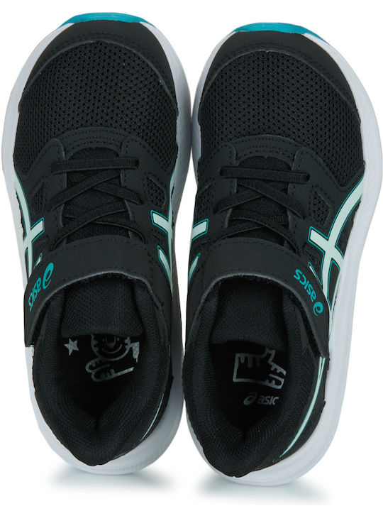 Jolt 4 Ps Kids Sports Shoes Running with Hoop & Loop Closure Black
