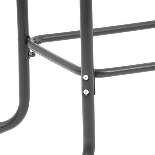 028 Outdoor Dinner Metal Table Gray 120x60x72cm