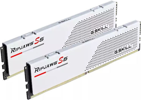 G.Skill Ripjaws S5 DDR5 96GB RAM με 2x48GB Modules και Ταχύτητα 6000 για Desktop