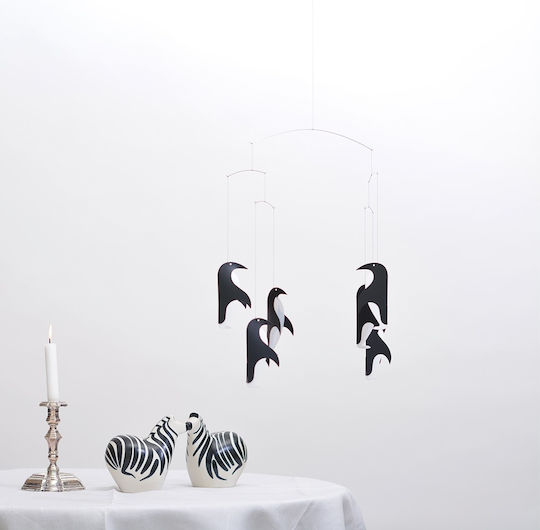 Flensted Mobiles Mobilă Decorativă de Cameră pentru Copii Animale 44x48cm