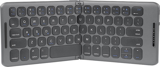 Foldable B088 Ασύρματο Bluetooth Πληκτρολόγιο Αγγλικό US