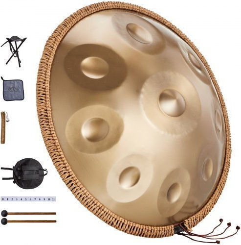 Vevor Handpan 22" 9 Notes D Minor Mallets Sdg22inch9ydcviezv0