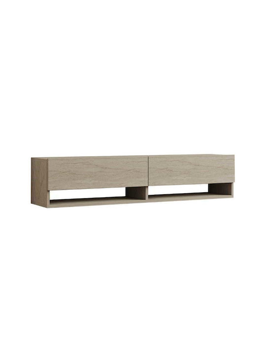 Έπιπλο Τηλεόρασης Arges Travertine Μ140xΠ29.6xΥ30cm