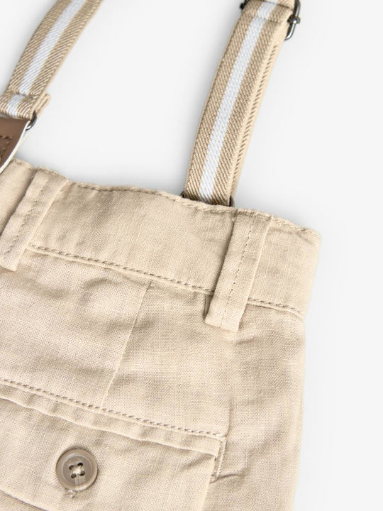 Kinder Schlaghose Leinen Beige