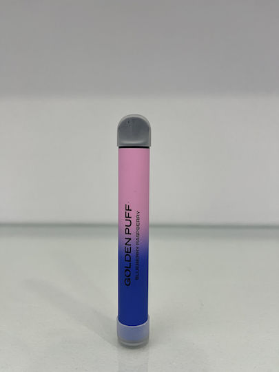 Cannapark Golden Puff Ηλεκτρονικό Τσιγάρο μιας Χρήσης 600 Εισπνοών Blueberry Raspberry 2ml 20mg Μωβ