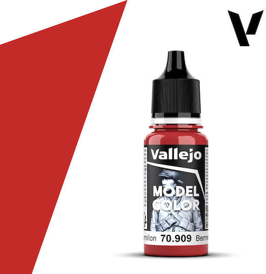 Acrylicos Vallejo Model Боя за Моделизъм Vermilion 17мл