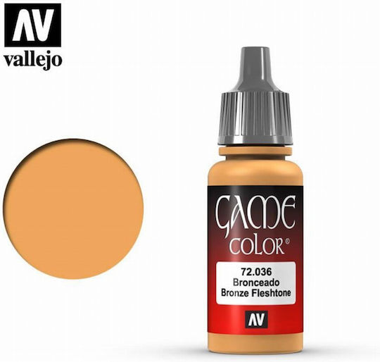 Acrylicos Vallejo Model Making Paint Bronze Brown Color Code: N/a 18ml