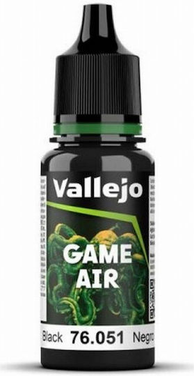 Acrylicos Vallejo Game Air Боя за Моделизъм Черно 18мл