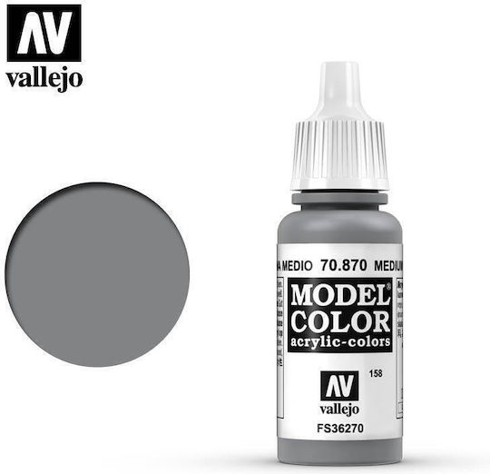 Vallejo 17ml Model Color Medium Sea Grey # 70870