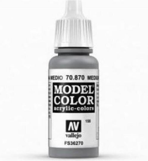 Vallejo 17ml Model Color Medium Sea Grey # 70870
