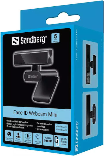 Sandberg Face-ID Camera Web Full HD 1080p