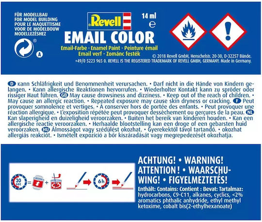 Matt Staubgrau RAL 7012 Emaillefarbe 14ml