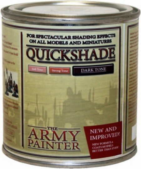The Army Painter Warpaints Quickshade Model Making Paint Dark Tone 250ml