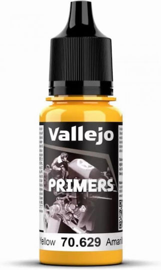 Acrylicos Vallejo Χρώμα Μοντελισμού σε Κίτρινο χρώμα 18ml