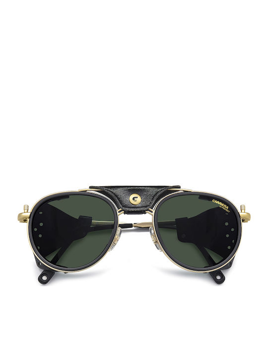 Carrera Sport Unisex Sunglasses with Gold Frame and Grey Lenses 05/S AOZ/QT