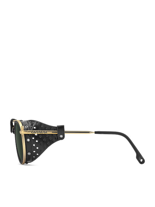 Carrera Sport Unisex Sunglasses with Gold Frame and Grey Lenses 05/S AOZ/QT