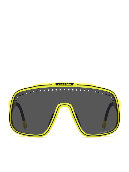 Carrera Unisex Γυαλιά Ηλίου με Κίτρινο Κοκκάλινο Σκελετό και Γκρι Φακό SPORT 02/S 4CW/IR