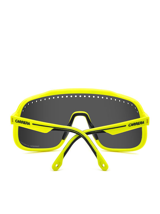 Carrera Unisex Γυαλιά Ηλίου με Κίτρινο Κοκκάλινο Σκελετό και Γκρι Φακό SPORT 02/S 4CW/IR