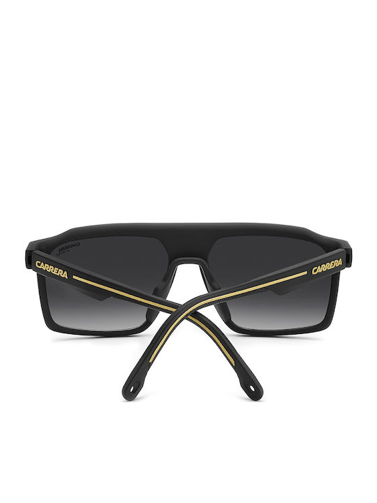 Carrera Sport Unisex Ochelari De Soare Cu Ramă Neagră Din Plastic Și Lentile Gri Degrade