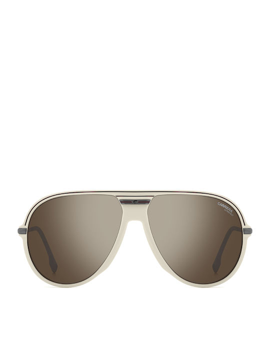 Carrera Sport Unisex Sunglasses with White Frame and Grey Lens 06/S SZJ/T4