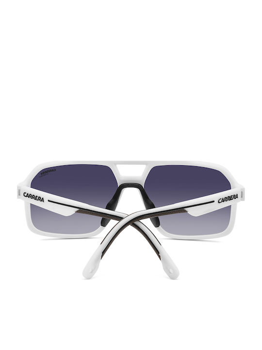 Carrera Sport Unisex Ochelari De Soare Cu Ramă Plastic / Acetat Albă Și Lentile Gri
