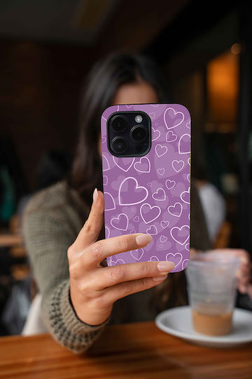 Sonique Heart Series Case for Apple iPhone 13 Purple