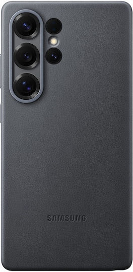 Samsung Kindsuit Back Cover Back Cover Δερμάτινο Μαύρο (Galaxy S25 Ultra)