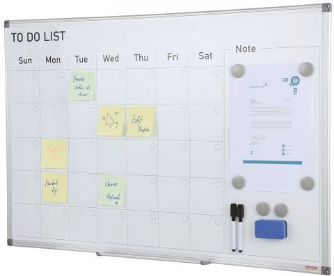 Vevor Magnetic Hanging Dry Erase Board 36x24cm